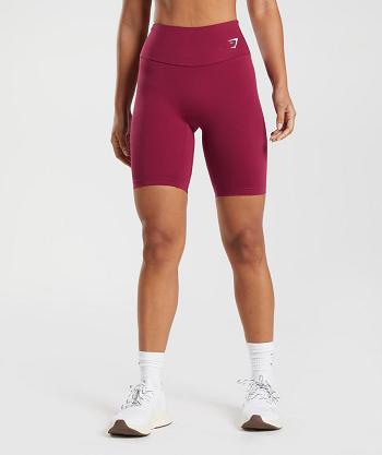 Szorty Damskie Gymshark Treningowe Cycling Różowe | PL 2357YXF